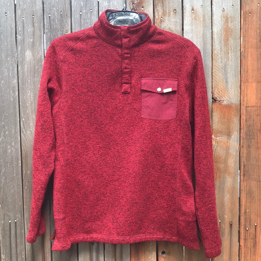 Woolrich pullover fleece 1/4 button up